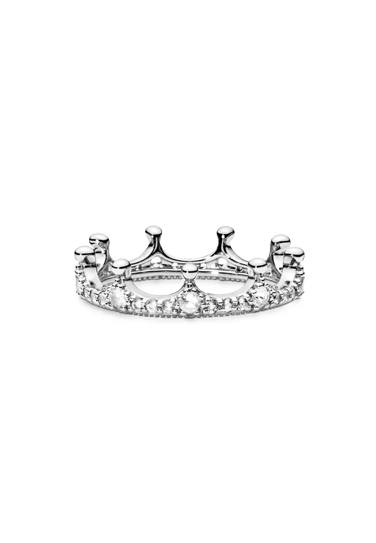Pandora Clear Sparkling Crown Ring
