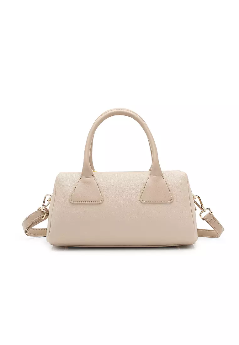 Women's Top Handle Bag / Sling Bag / Crossbody Bag (Tas Selempang / Tas Tangan) - Krem