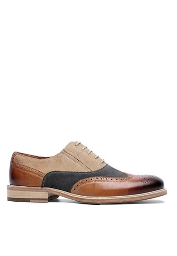 Twenty Eight Shoes British Vintage Leather Suede Oxford DS6852 E584ESH526C71FGS_1