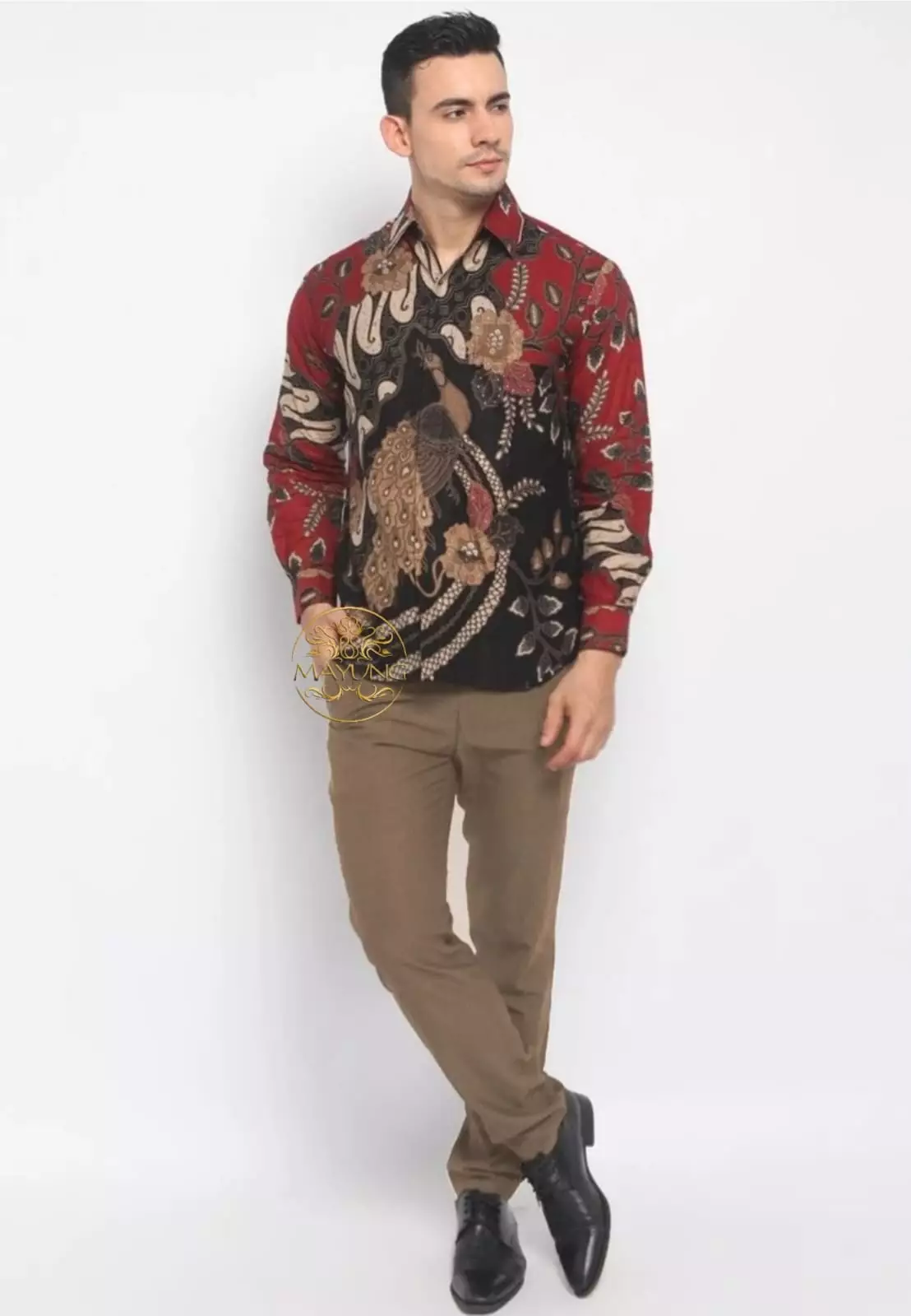 Aditya Mintragna Kemeja Batik Pria Premium Slimfit Modern Lengan Panjang