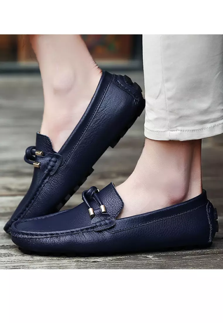 Leather Knot Loafers & Boat Shoes YY9088