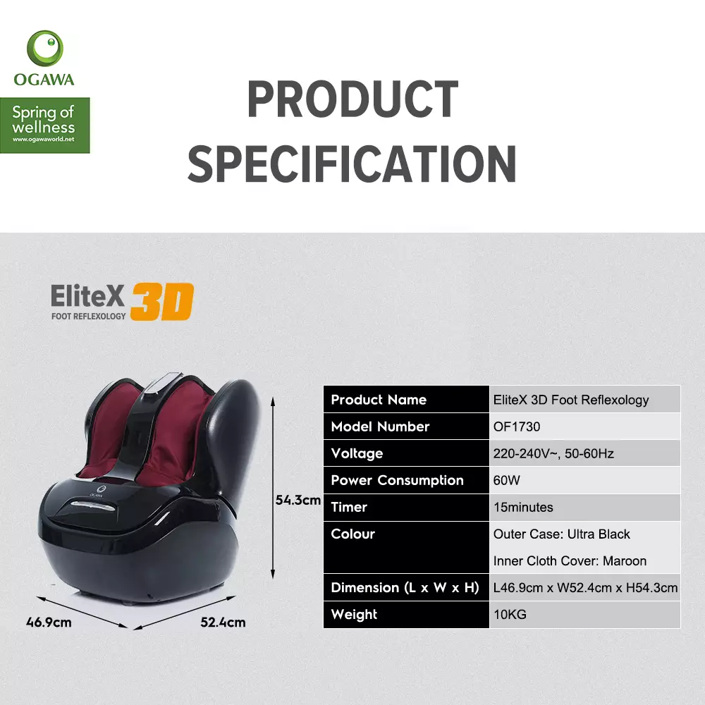 Buy OGAWA Ogawa EliteX 3D Foot Reflexology Foot Massager Online