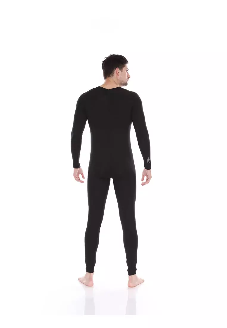 Tiento Wetsuit Swimwear Basic Black Baju Celana Pakaian Renang Snorkeling Surfing Diving