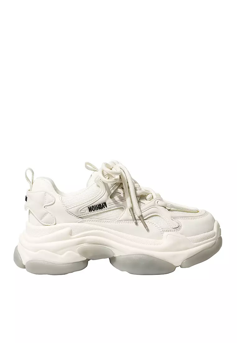 Discount on Twenty Eight Shoes  shoes - SKU: VANSA Cow Leather Color Block Platform Height Sneakers VPW-T33