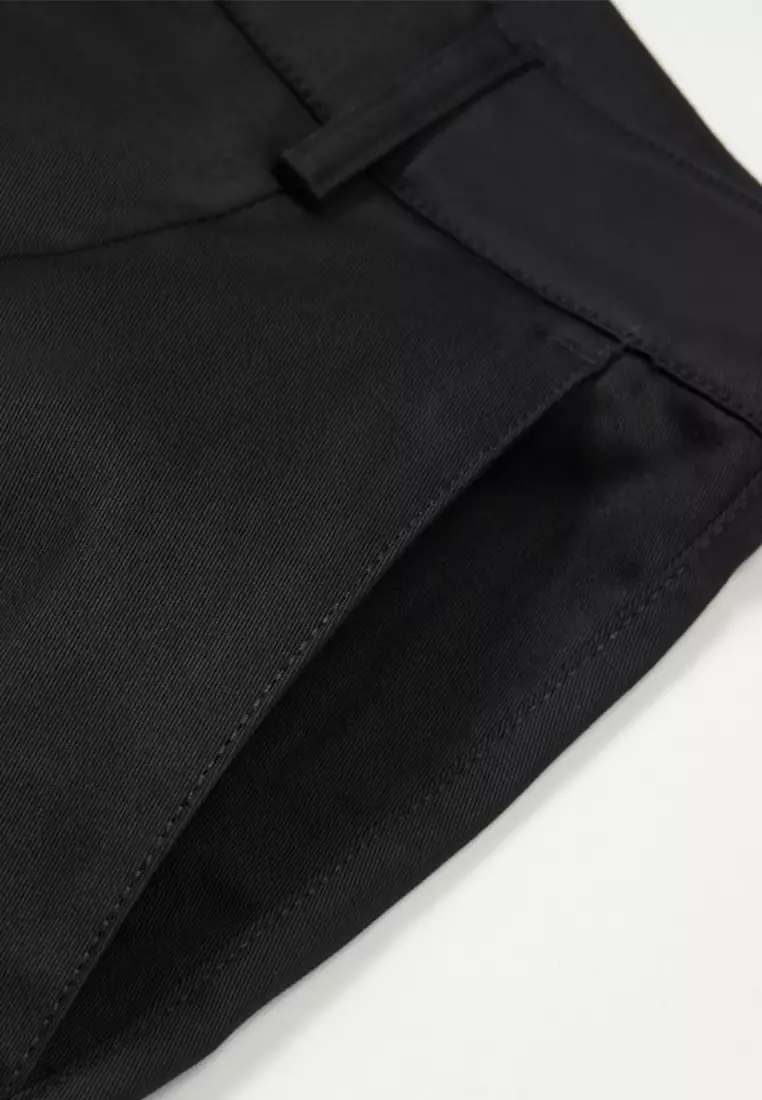 Womens High Waist Cotton Pant
