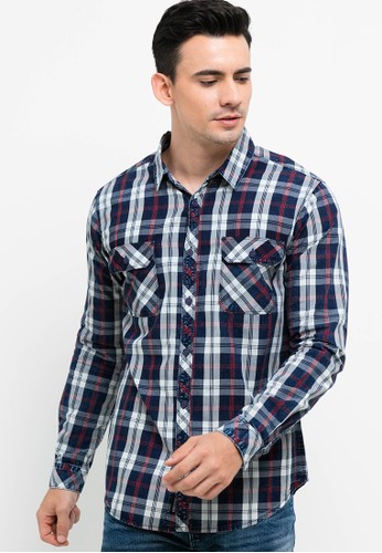 Cressida red and multi Checked Shirt D015M 5FC5DAA5BD8664GS_1