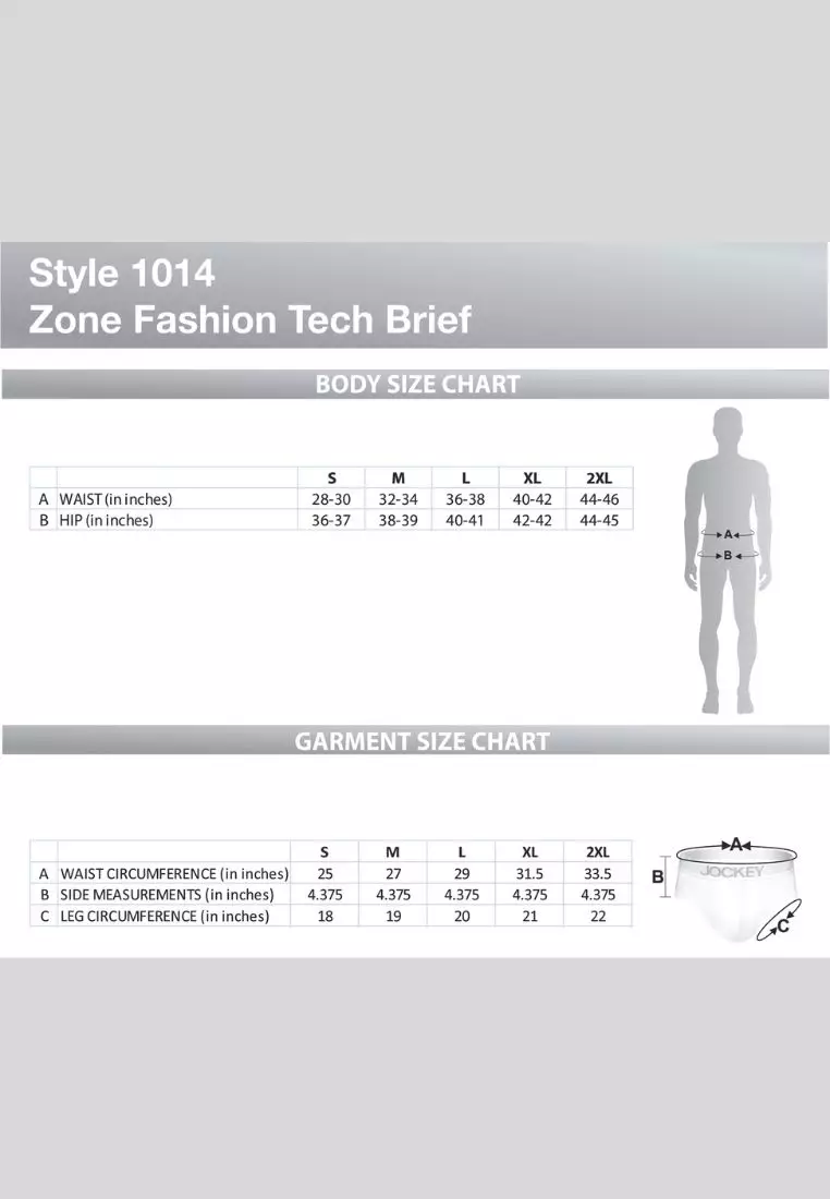 Jockey® ZONE Hipster Brief (Pack of 3)