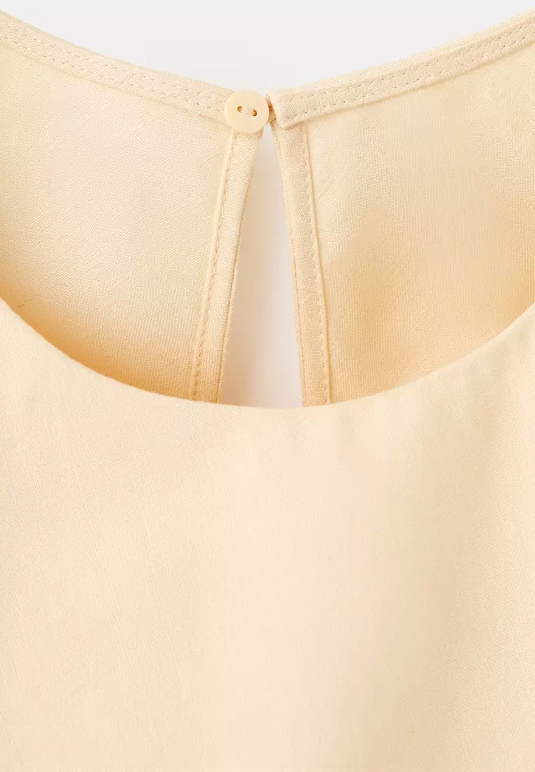 Wrap Midi-Dress With Knot