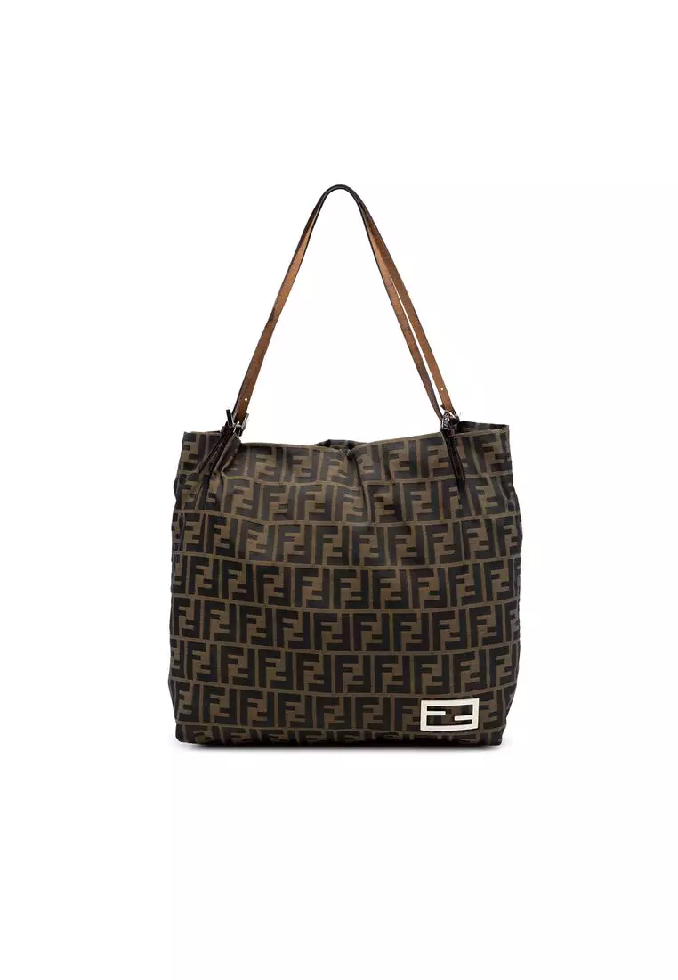 Pre-Loved Fendi Zucca Canvas Tote