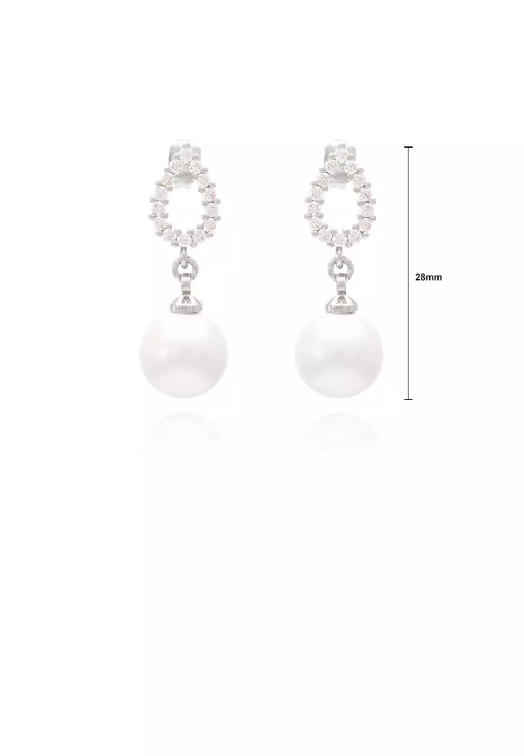 Cheap pearl new arrivals drop earrings