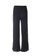 London Rag black Solid Side Slit Trousers in Black C96BAAA7895C83GS_8