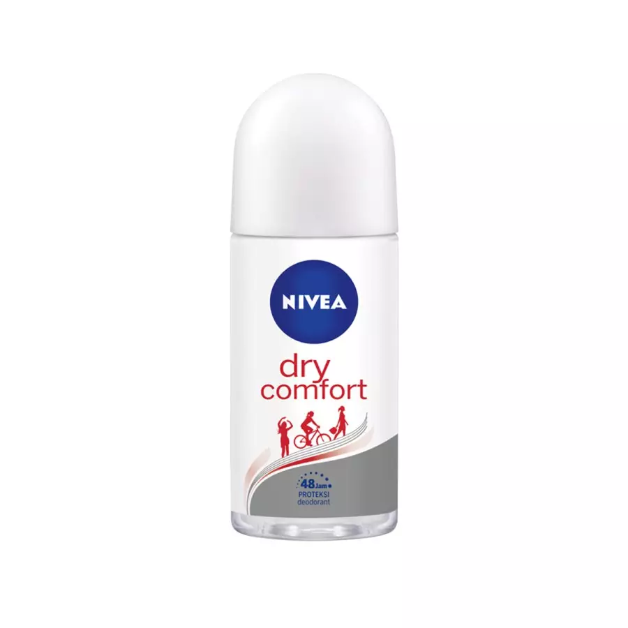 NIVEA Deodorant Dry Comfort Roll On 25ml (PAKET ISI 5)