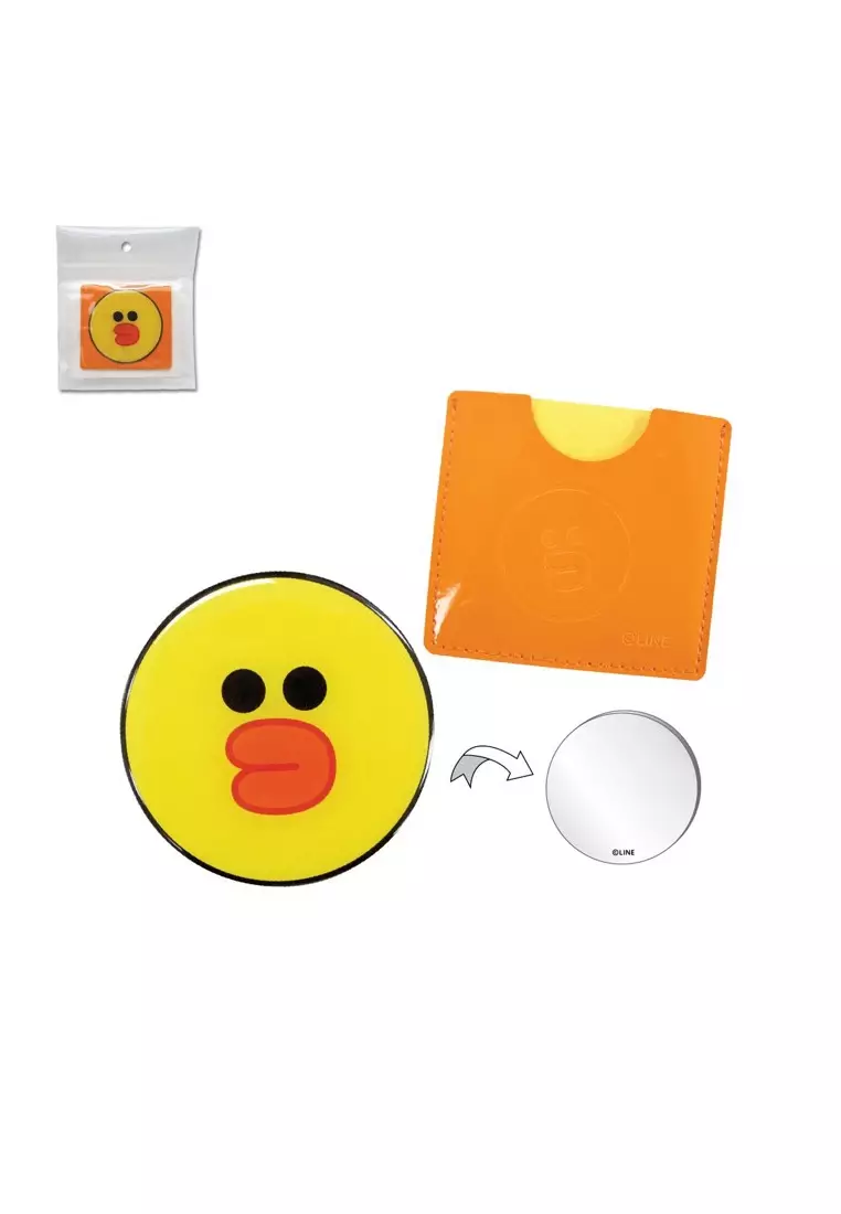 LINE FRIENDS LINE FRIENDS Mirror with PU PouchSally 2023 Buy LINE