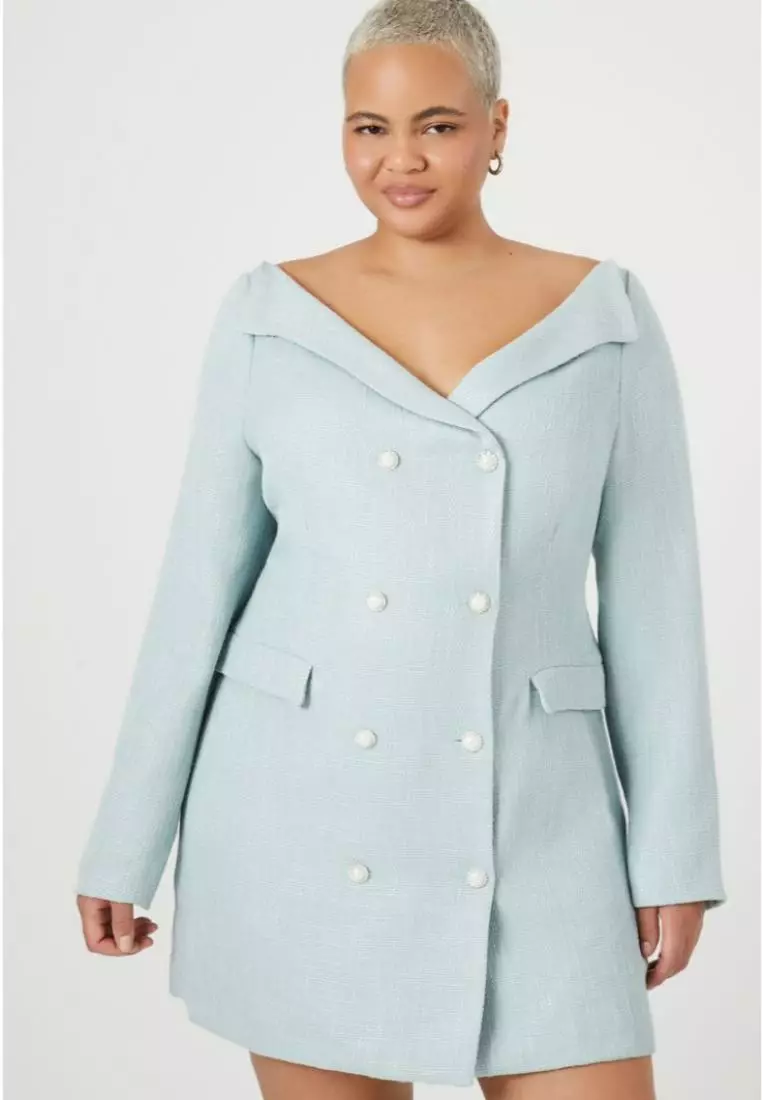 Double breasted hot sale mini dress