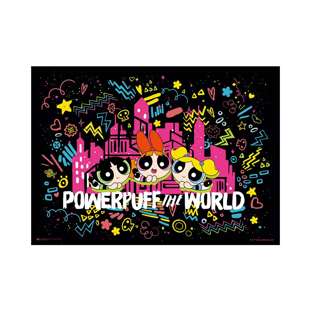 TOI THE POWERPUFF GIRLS PUZZLE SWEET BLOW SET 1000 PCS 10951 - MIX