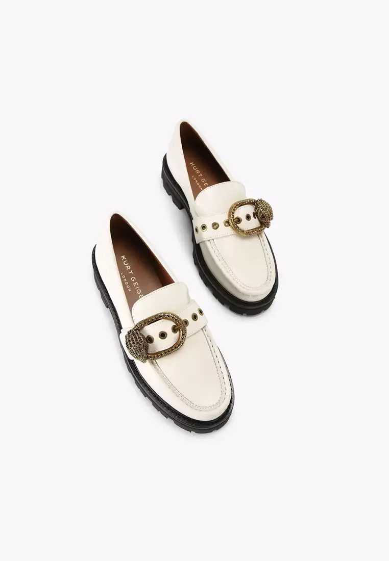 Kurt geiger top patent loafers