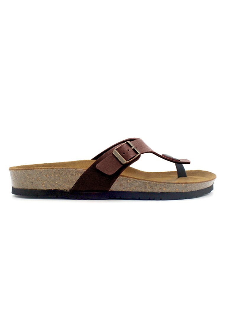 Prague - Red Leather Sandals & Flip Flops