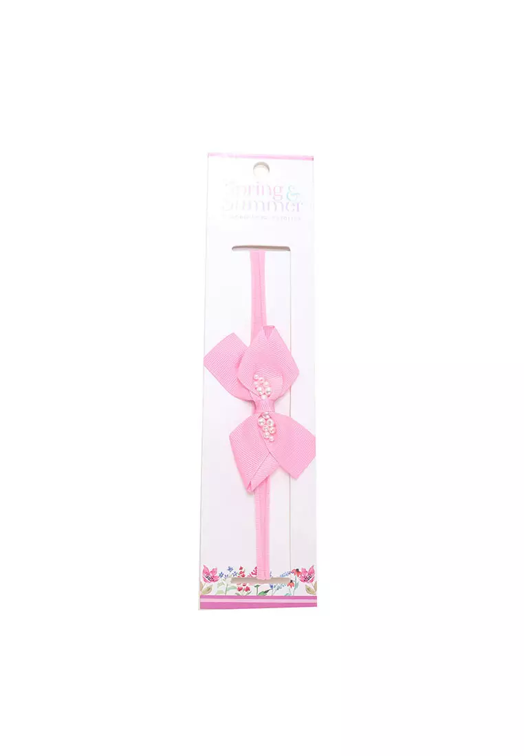 Aksesoris Rambut Anak Headband Madeline Pink