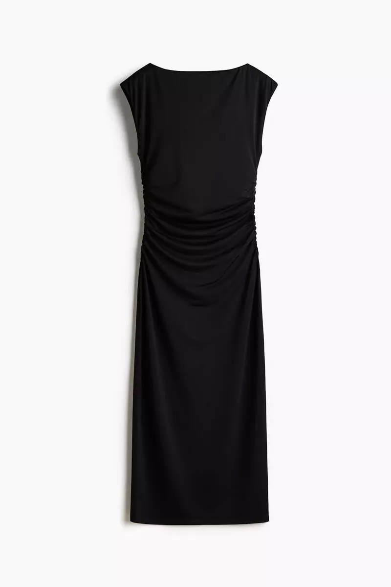 Cap-sleeved dress