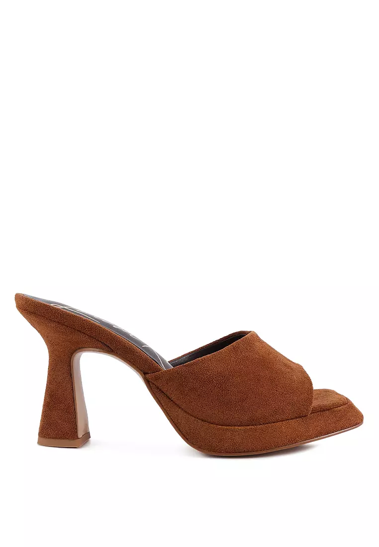 Medium heel mules top