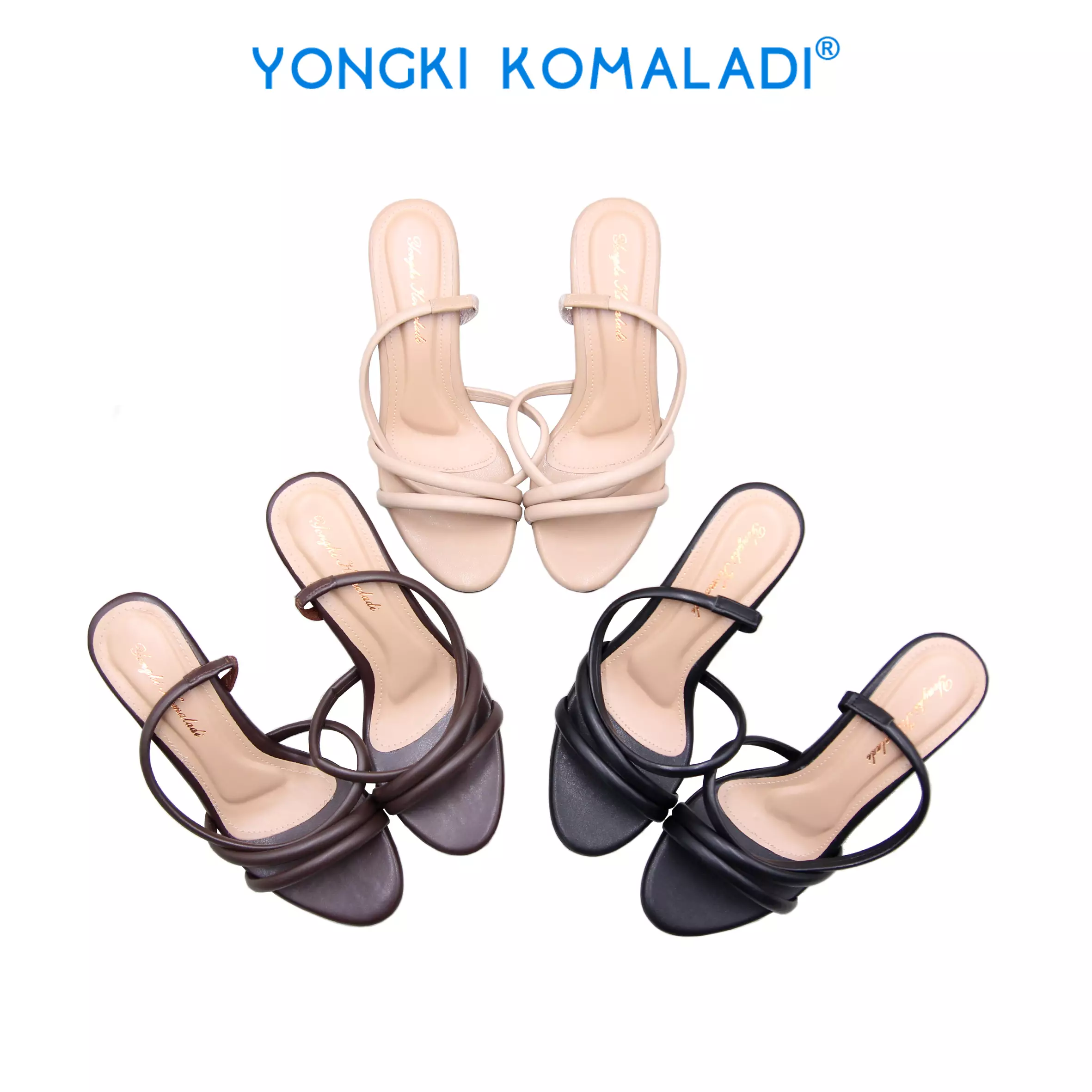 [ ORIGINAL ] YONGKI KOMALADI HEELS OL-ZELO724-23 COFFEE