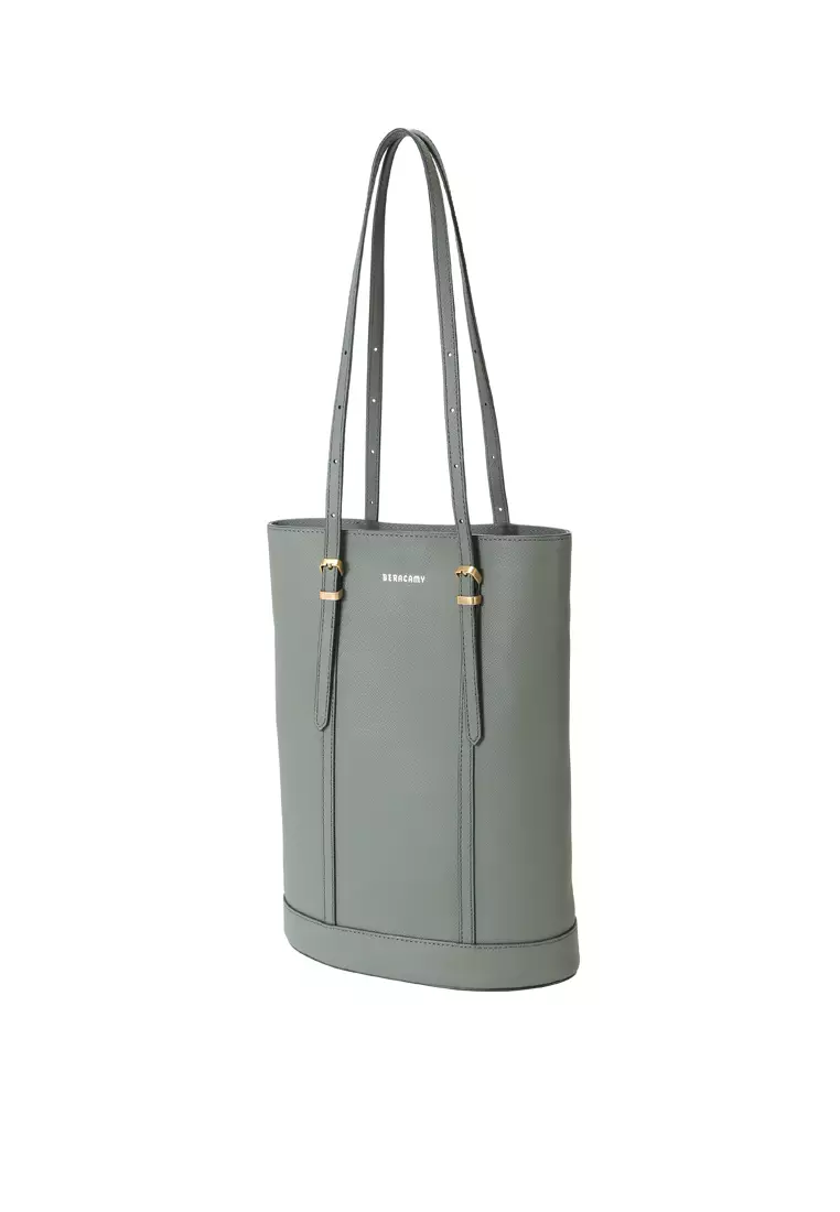 LYLE Portrait Tote - Grained Moonlight Grey