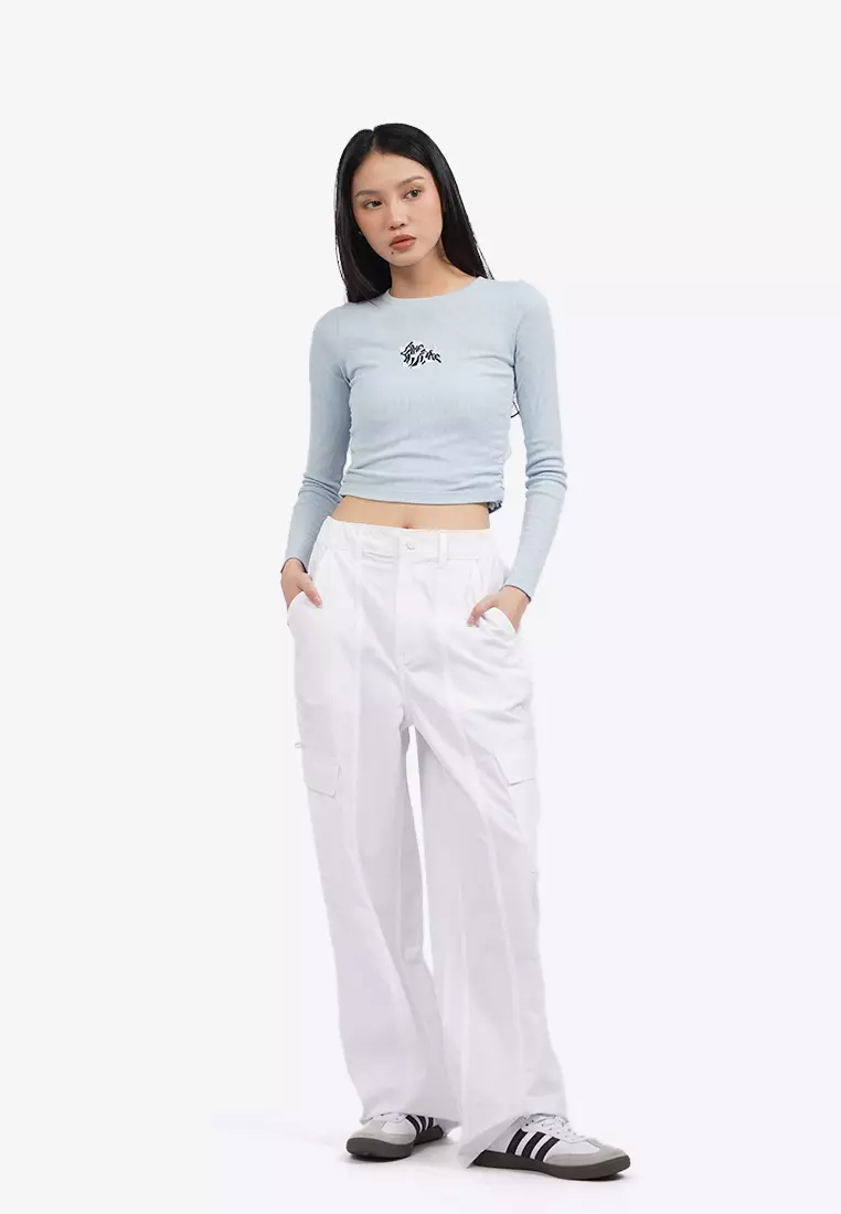 High Waist Loose Cargo Pants