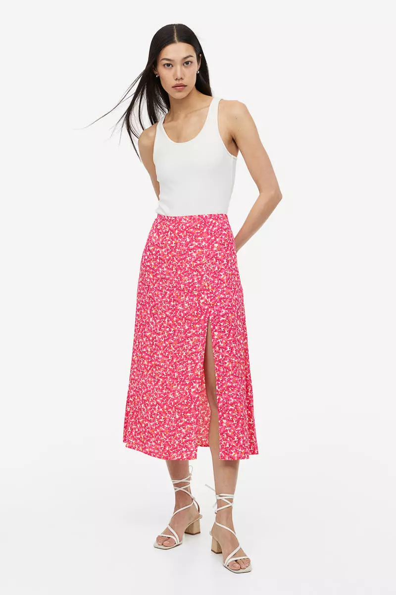 Crêpe skirt