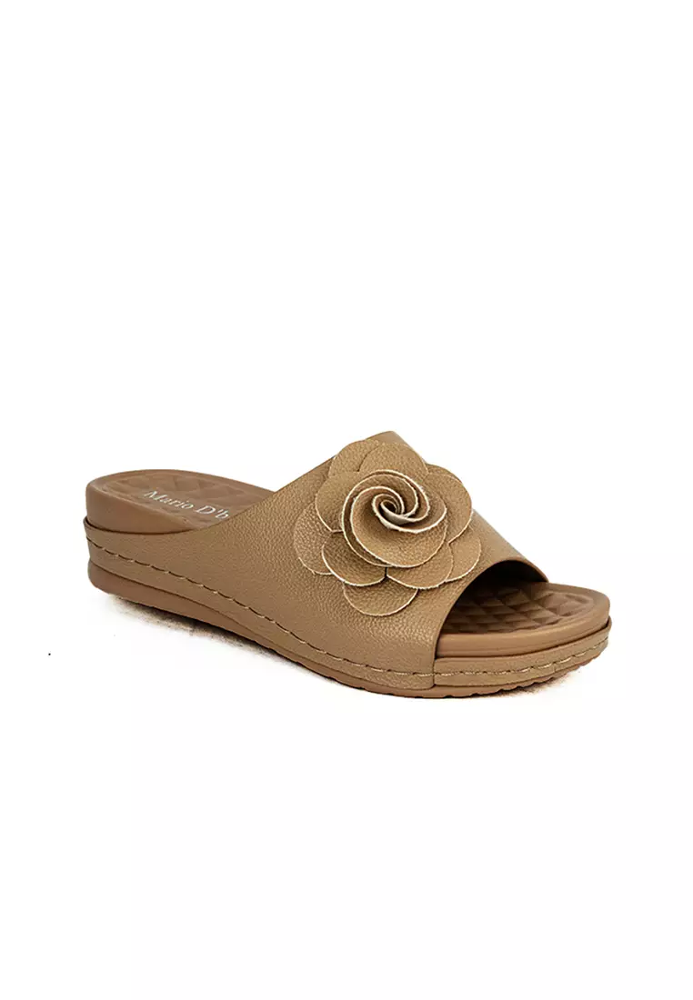 Discount on Mario D' boro Runway  shoes - SKU: Women's Flats Sandals LX 26062 Beige C49