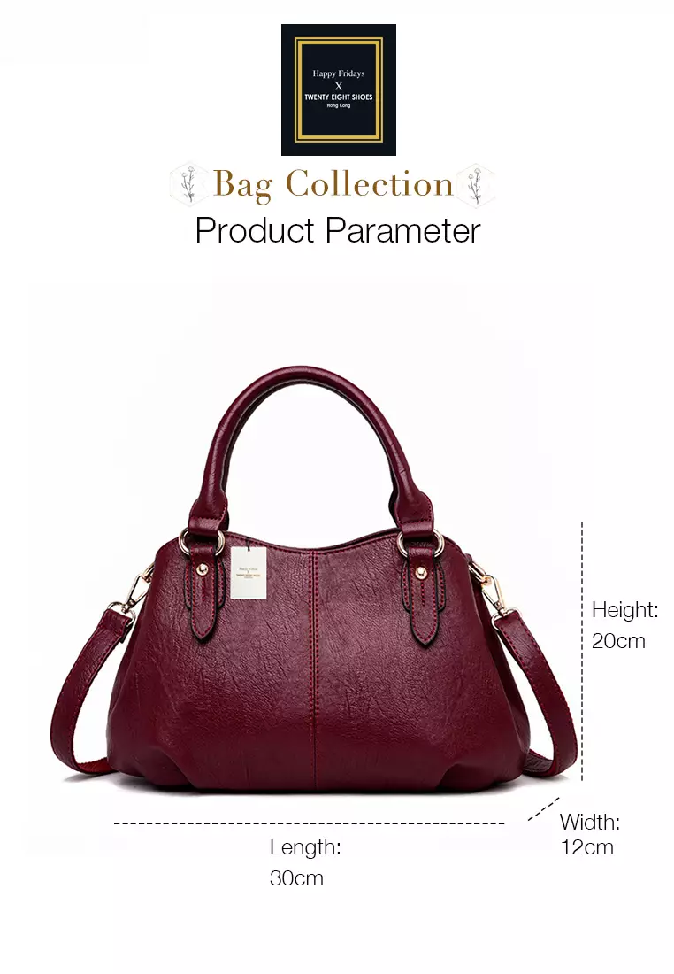 Stylish Textured Faux Leather Three Way Handbag JW HD-2674