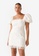 & Other Stories white Bubble Sleeve Organza Mini Dress 173D2AADFECC76GS_1