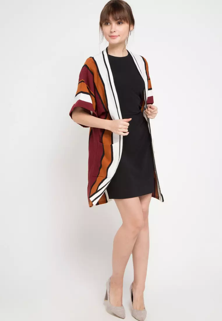 Vertical Stripe Cardigan