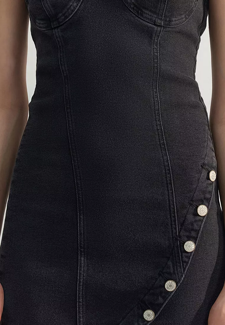 Fitted Denim Dress