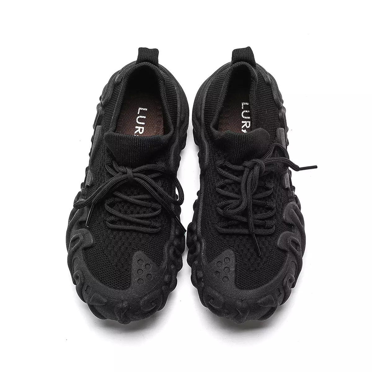 LURAD Sepatu Wanita Sol Unik Flat Kaki Lebar Sneakers Cewek Tidak Lecet Dikaki QY812