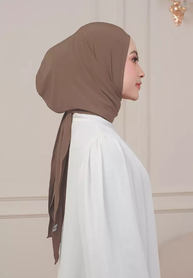HIJAB INSTAN QIARA - COFFEE