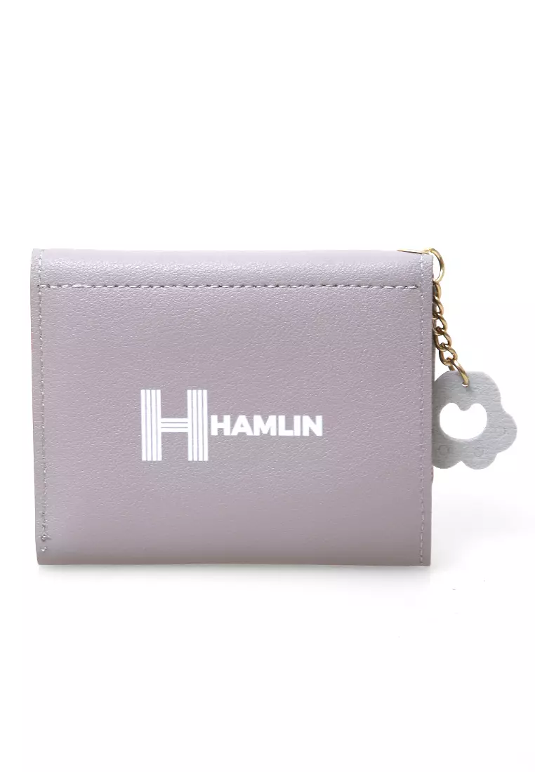 Fiore Dompet Anak Wanita Mini Short Wallet Cat Motive Many Slot Material Leather ORIGINAL - Light Purple