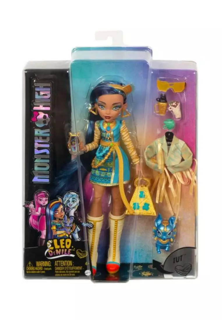 Monster High Cleo De Nile Doll With Pet And Accessories