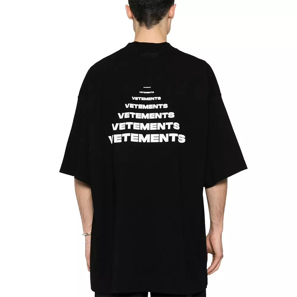 Pyramid Logo T-Shirt Black