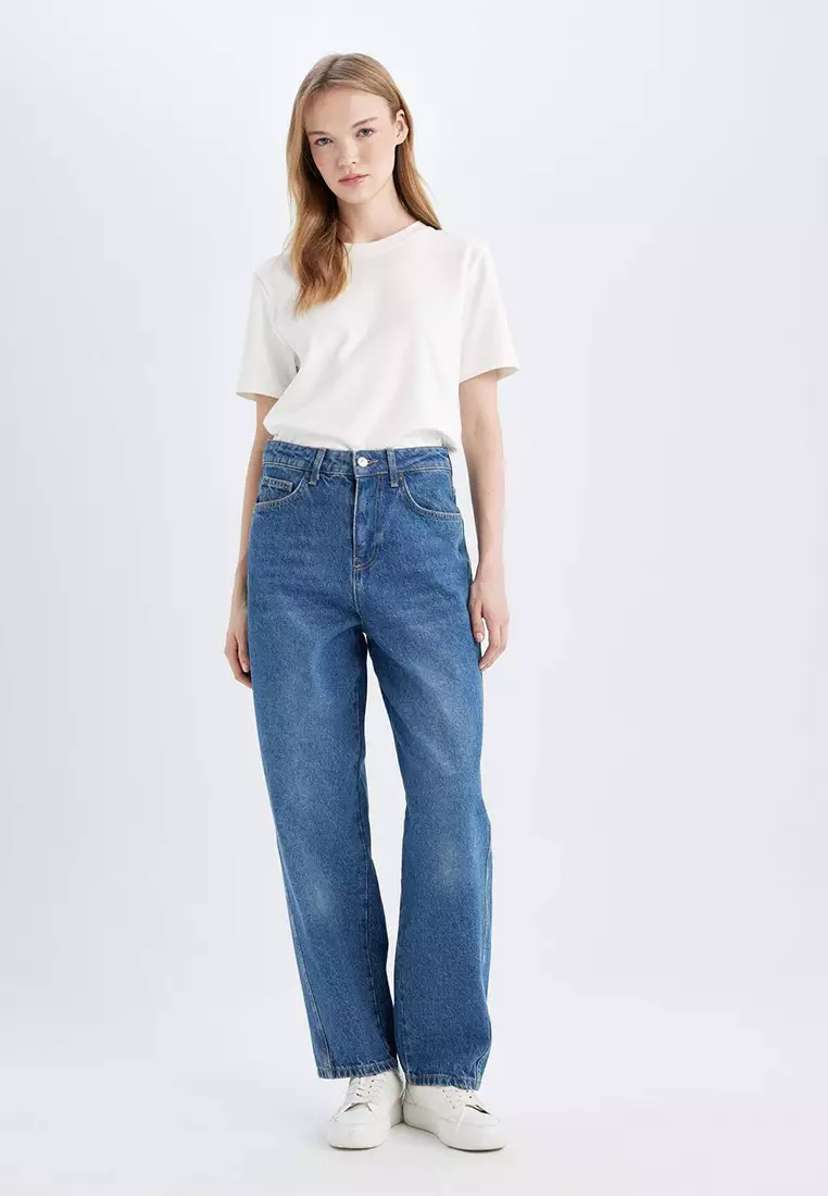 Carrot Fit Denim Jeans