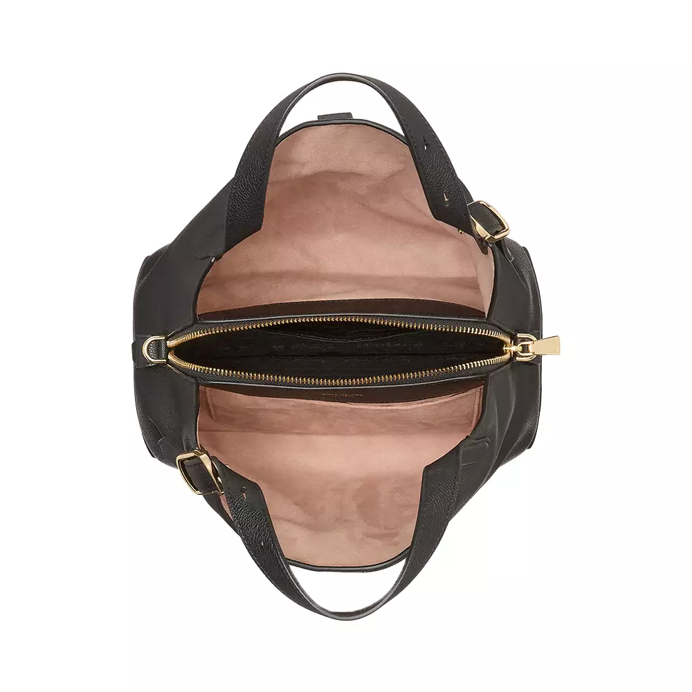 Deco Crossbody Tote Bag Black