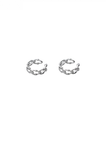 HAPPY FRIDAYS silver 925 Silver Bead Chain Ear Cuff JW AR-G8425 EC9E6AC33C4153GS_1