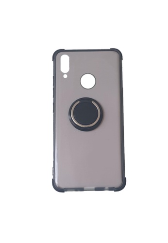 huawei y9 2019 ultra clear silicone case with ring
