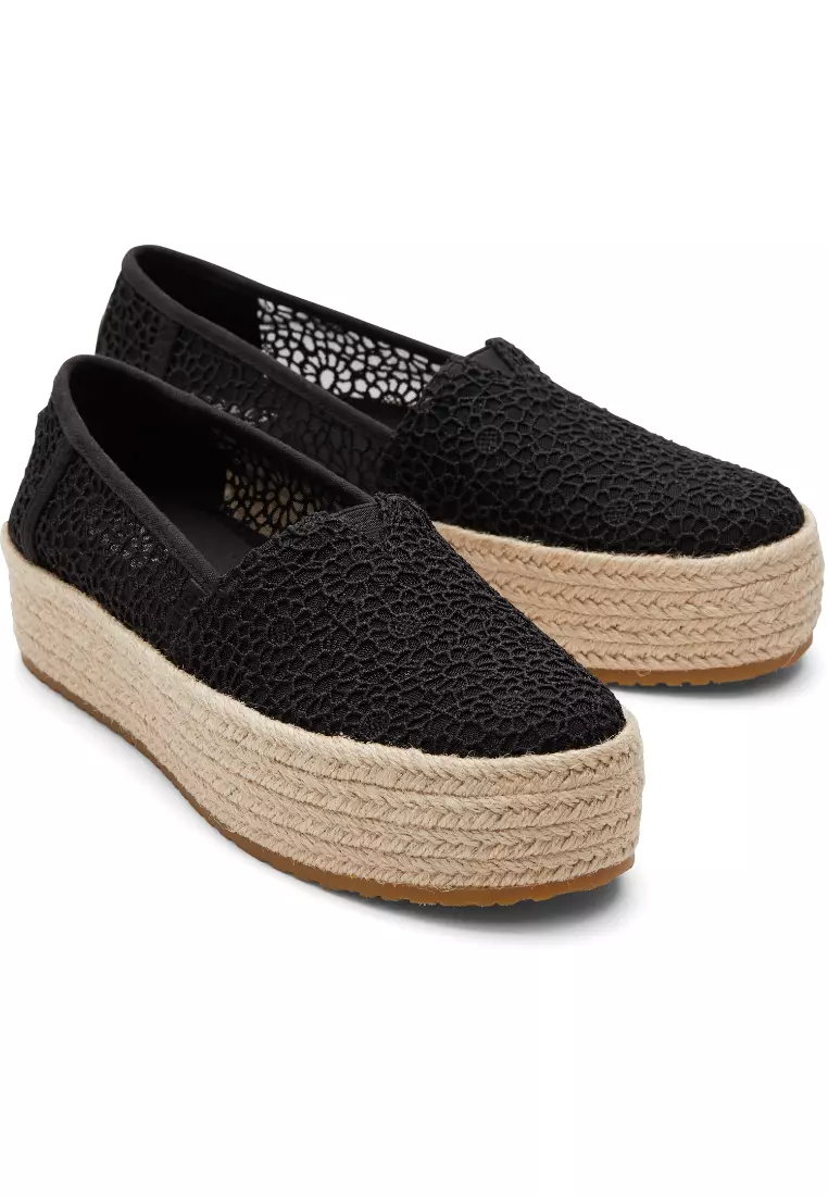 Toms black moroccan crochet cheap
