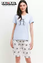 Dusty Blue /Offwhite