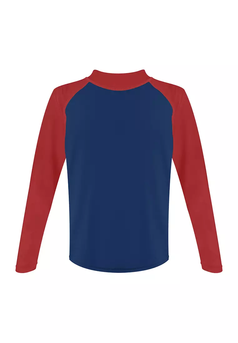 Junior Lifeguard Long Sleeved Rashguard Swimwear For KIds Boys