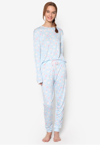 Ice Cream esprit 請人Cloud Long Pyjama Set, 服飾, 服飾