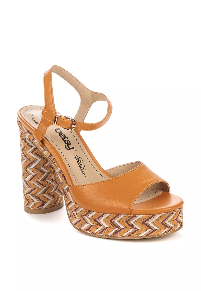 Betsy Kennedy Open Toe Platform Heels ZALORA