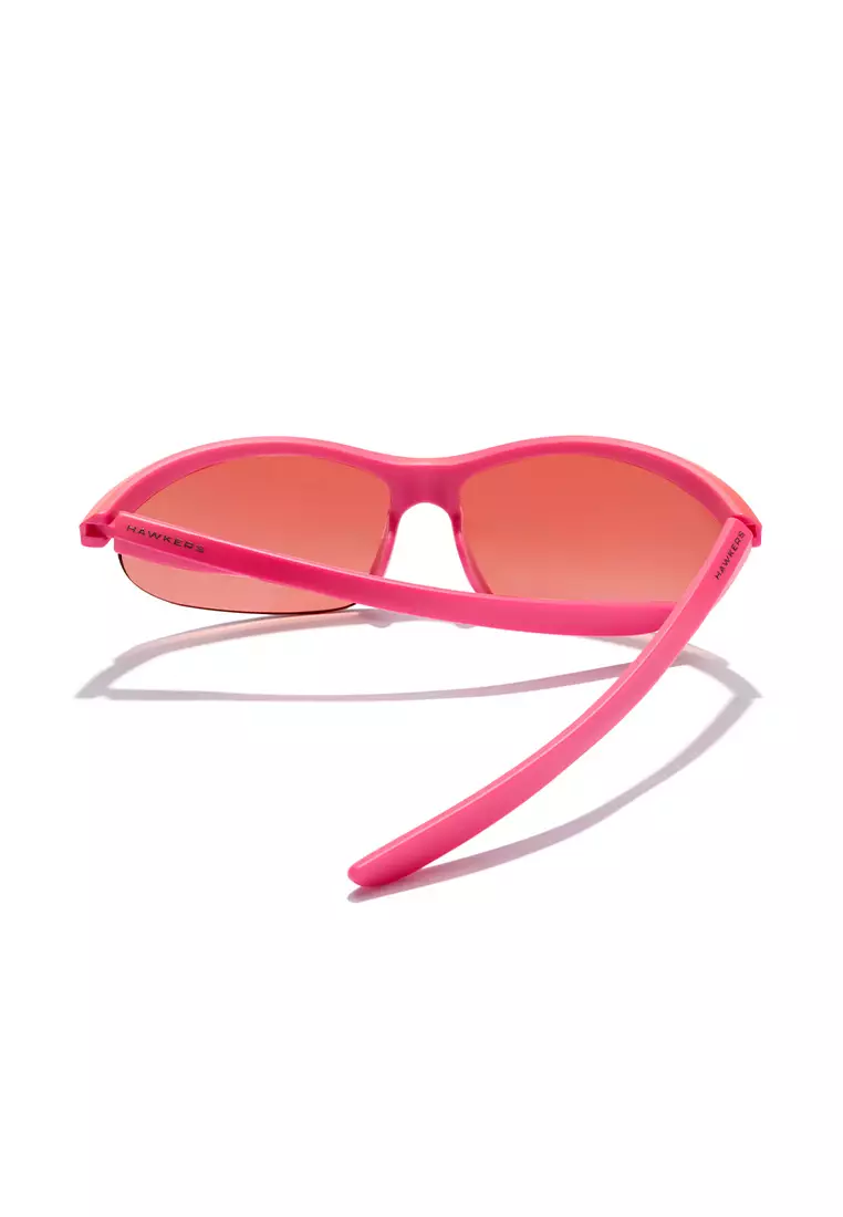 HAWKERS Pink Salmon Radiante Sunglasses For Women, Female. Official Product Designed In Spain