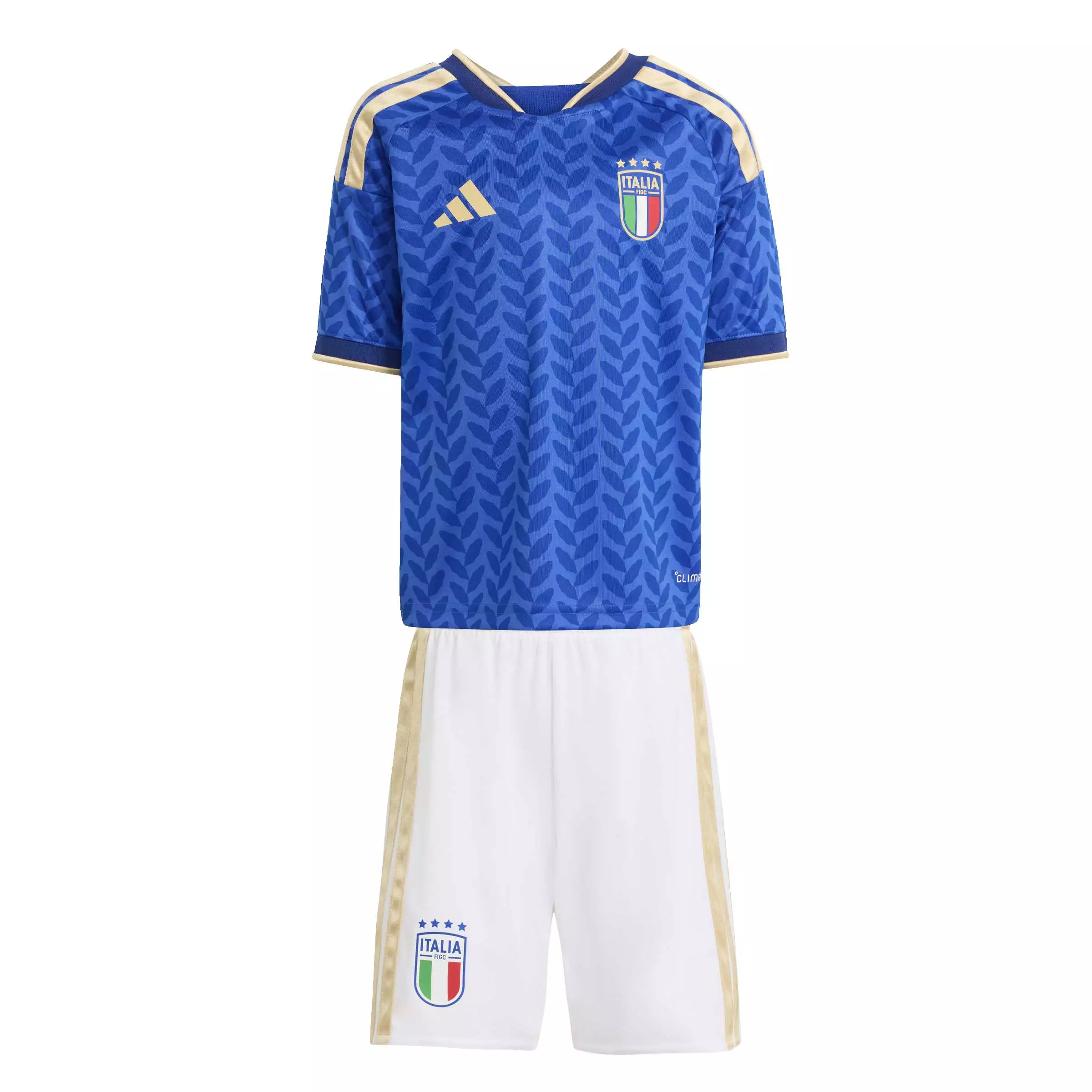 ADIDAS Italy FIGC 26 Home Mini JY7587 - Set Jersey Anak (Biru)