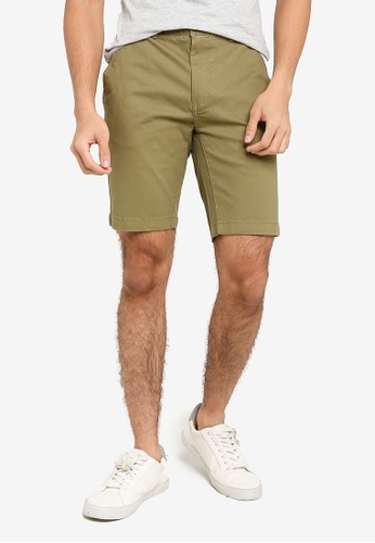 Buy Burton Menswear London Skinny Light Khaki Chino Shorts Online On Zalora Singapore